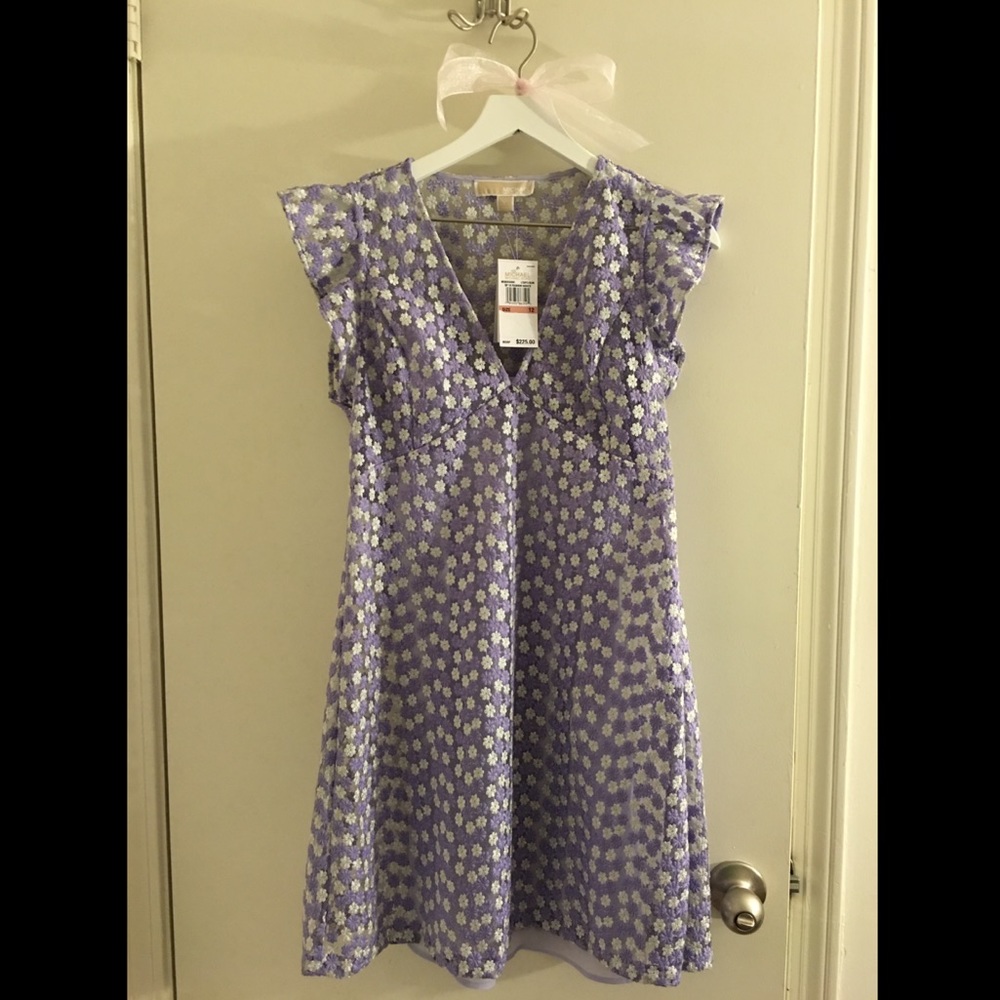💜 NWT Michael Kors Floral Dress - Picture 4 of 5